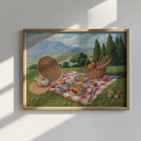 Diamond Painting - Pastelkleurige picknick