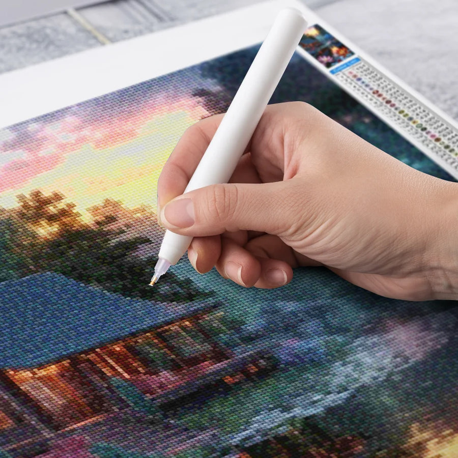 Diamond Painting - Zonnewende Bloei
