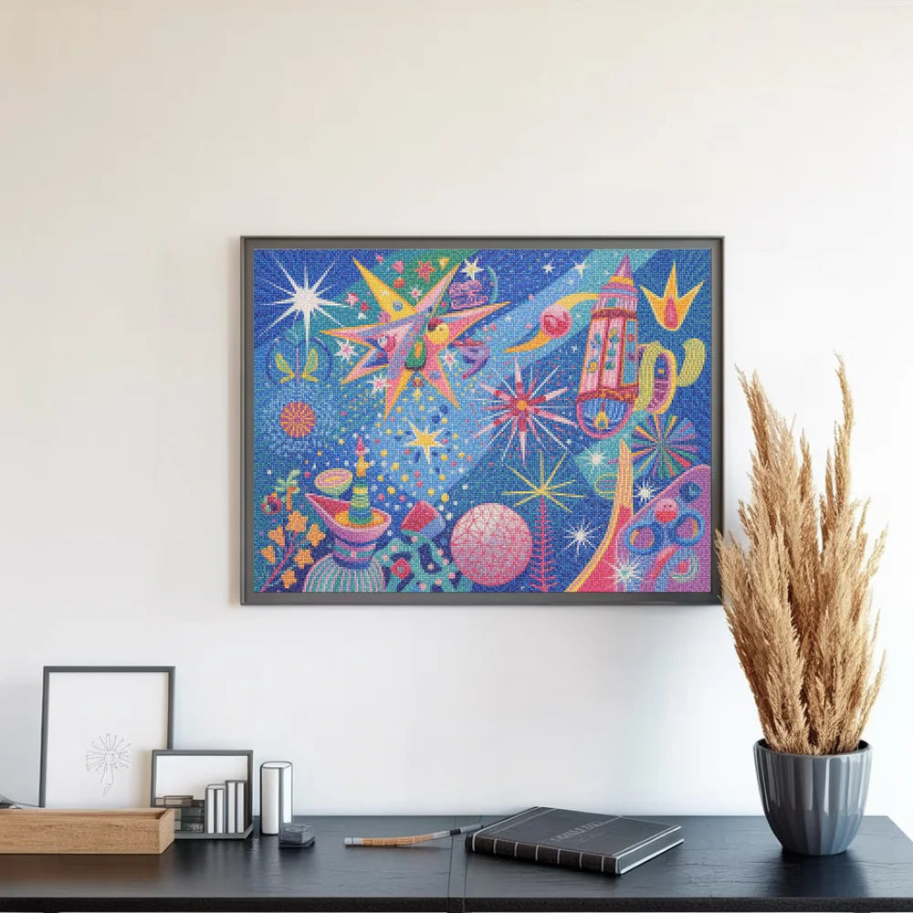 Diamond Painting - Sterrenwoud