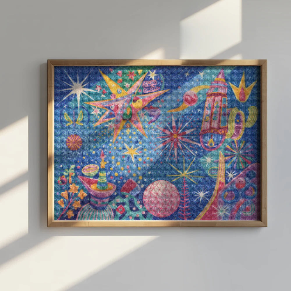 Diamond Painting - Sterrenwoud