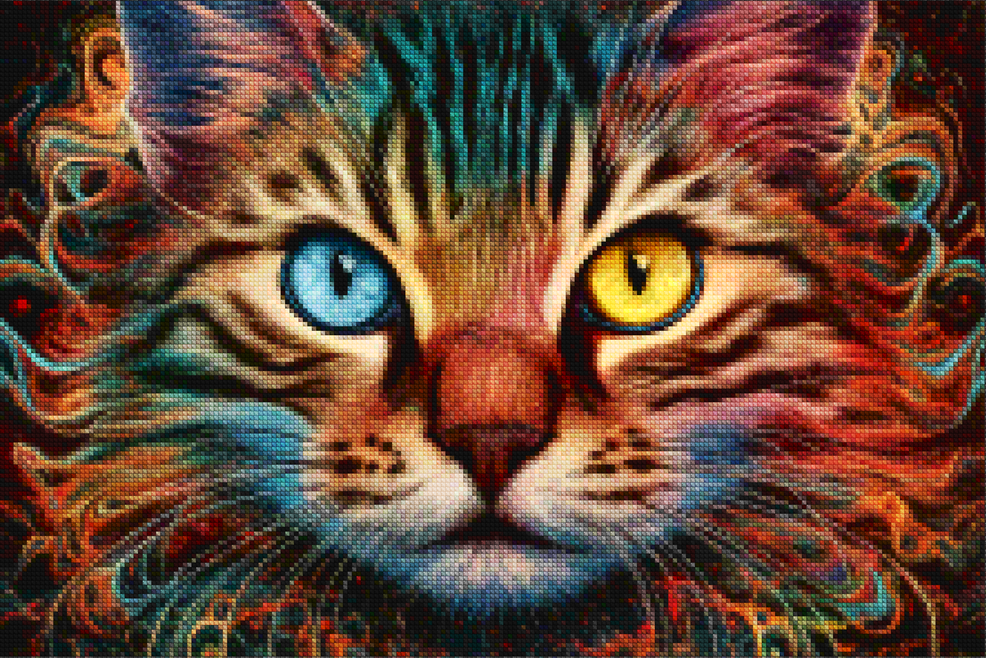 Diamond Painting -  Mystieke Katachtige