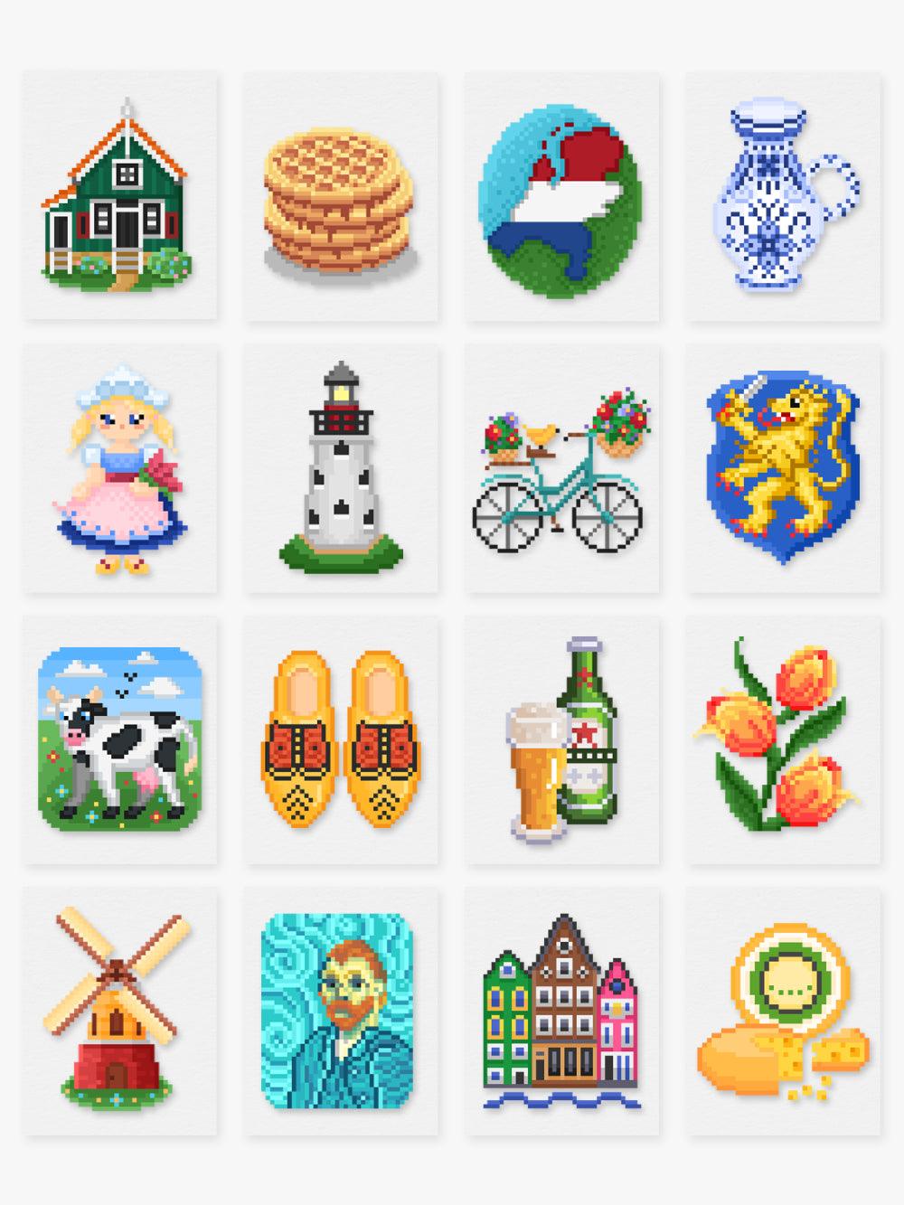 Mini Meesterwerken - Nederland editie (Set van 16)