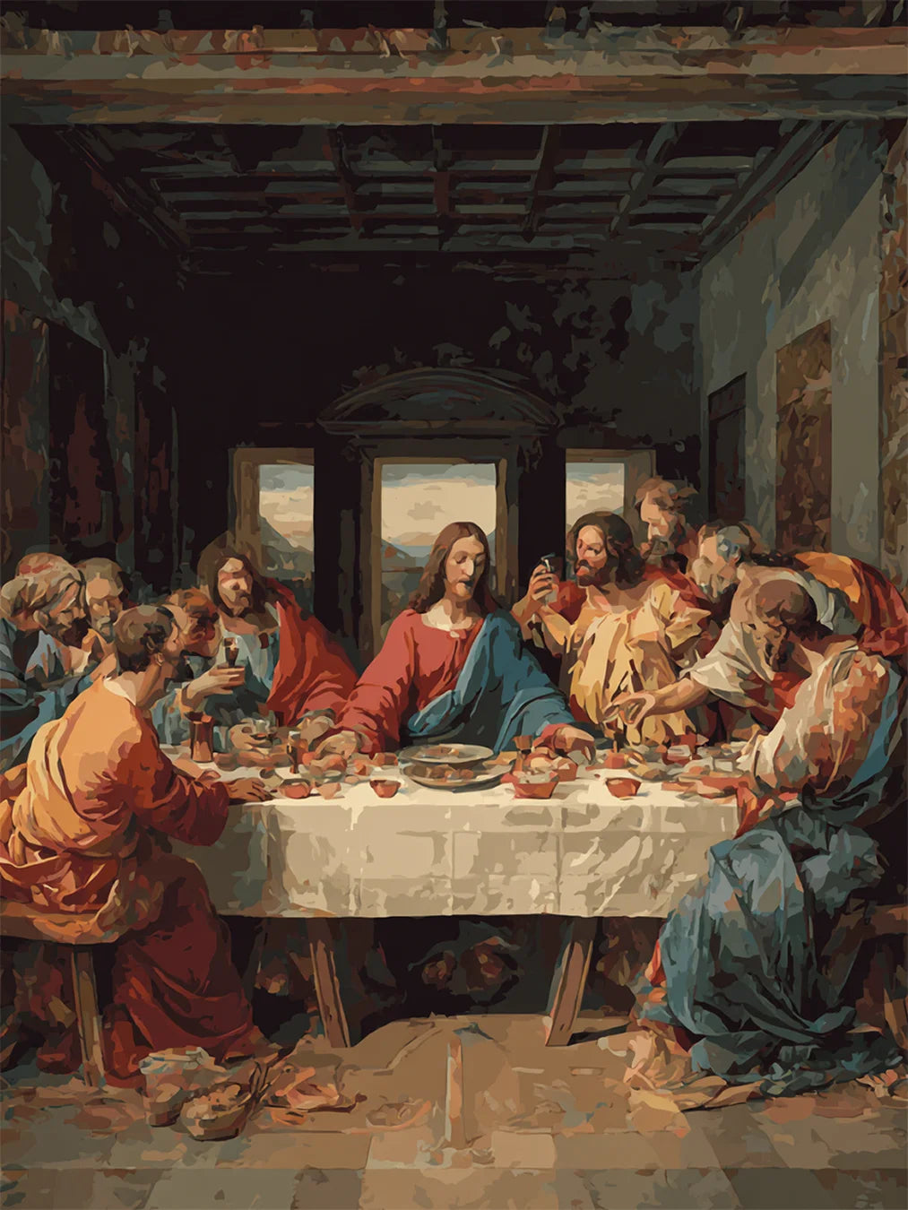 Diamond Painting Het Laatste Avondmaal – productbeeld 3
