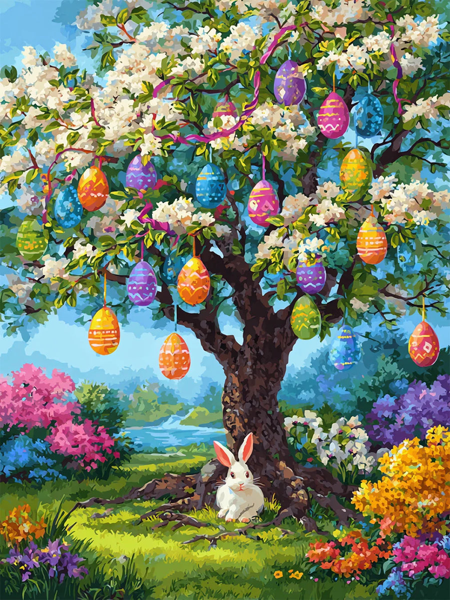 Diamond Painting - De Paasboom van de Lente