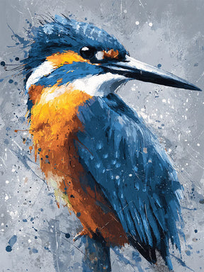 Diamond Painting - Spatkunst IJsvogel