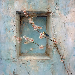 Diamond Painting - Bloeiend Venster naar het Verleden