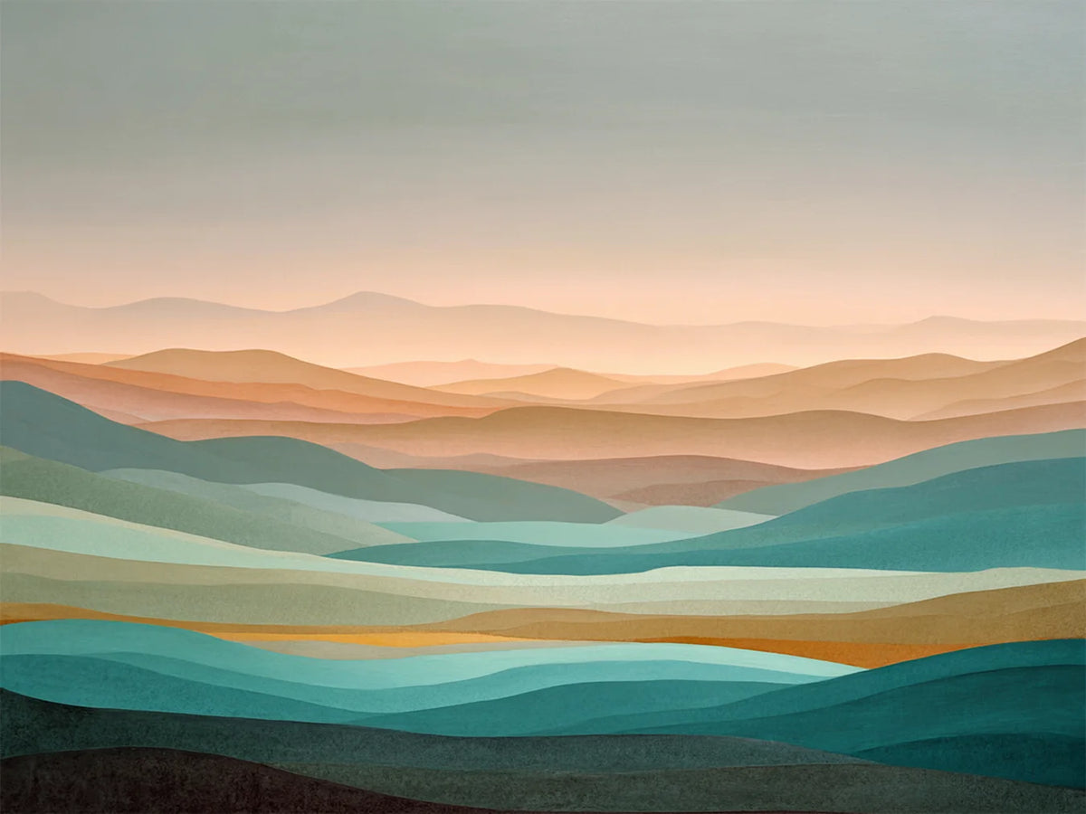 Diamond Painting - Abstract landschap