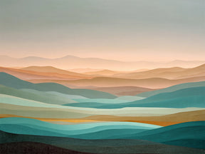 Diamond Painting - Abstract landschap