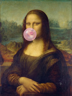 Diamond Painting - Mona Lisa met Bubblegum