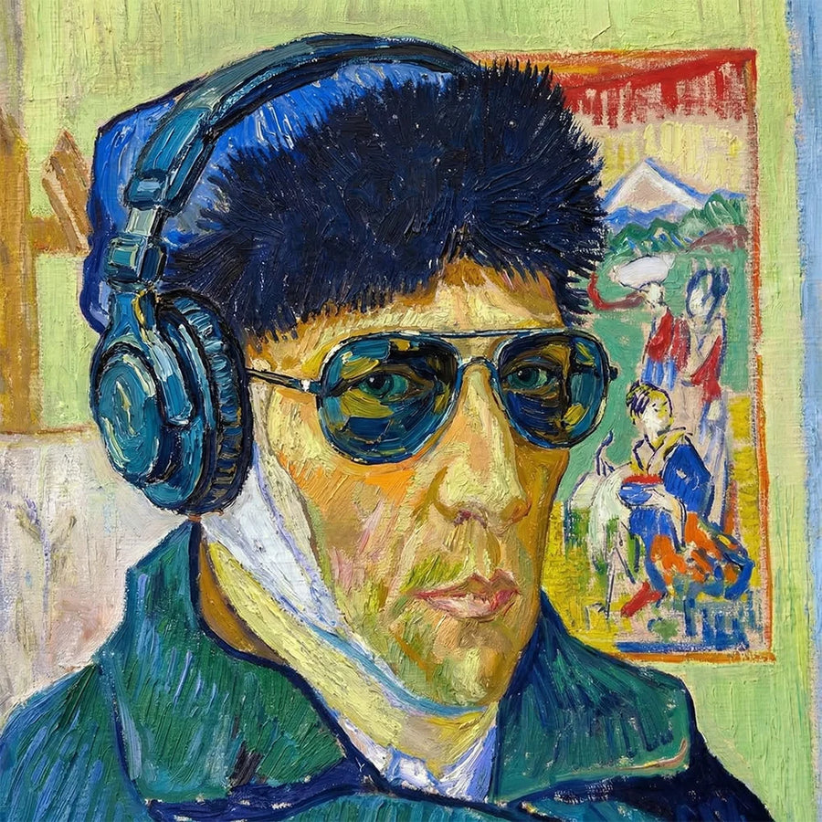 Diamond Painting - Van Gogh met Beats