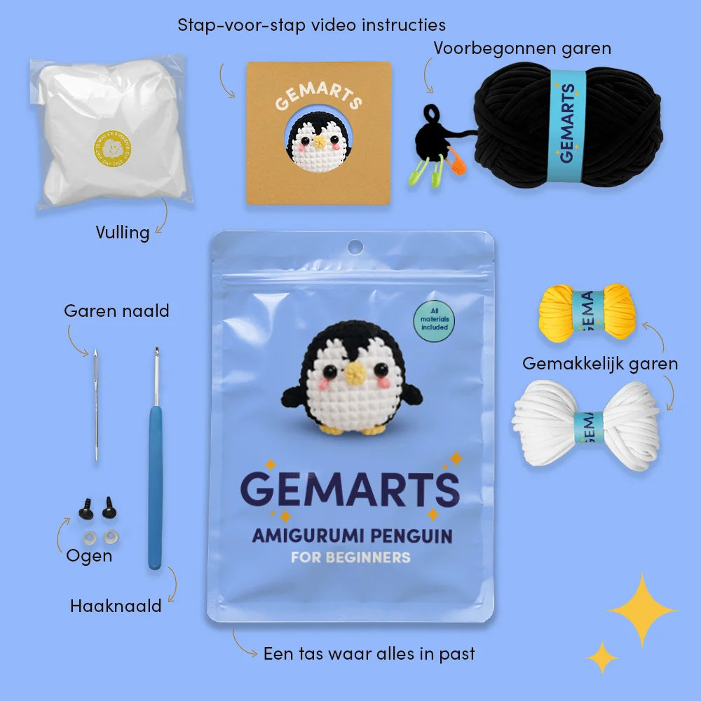 Amigurumi Pinguïn - Gemarts