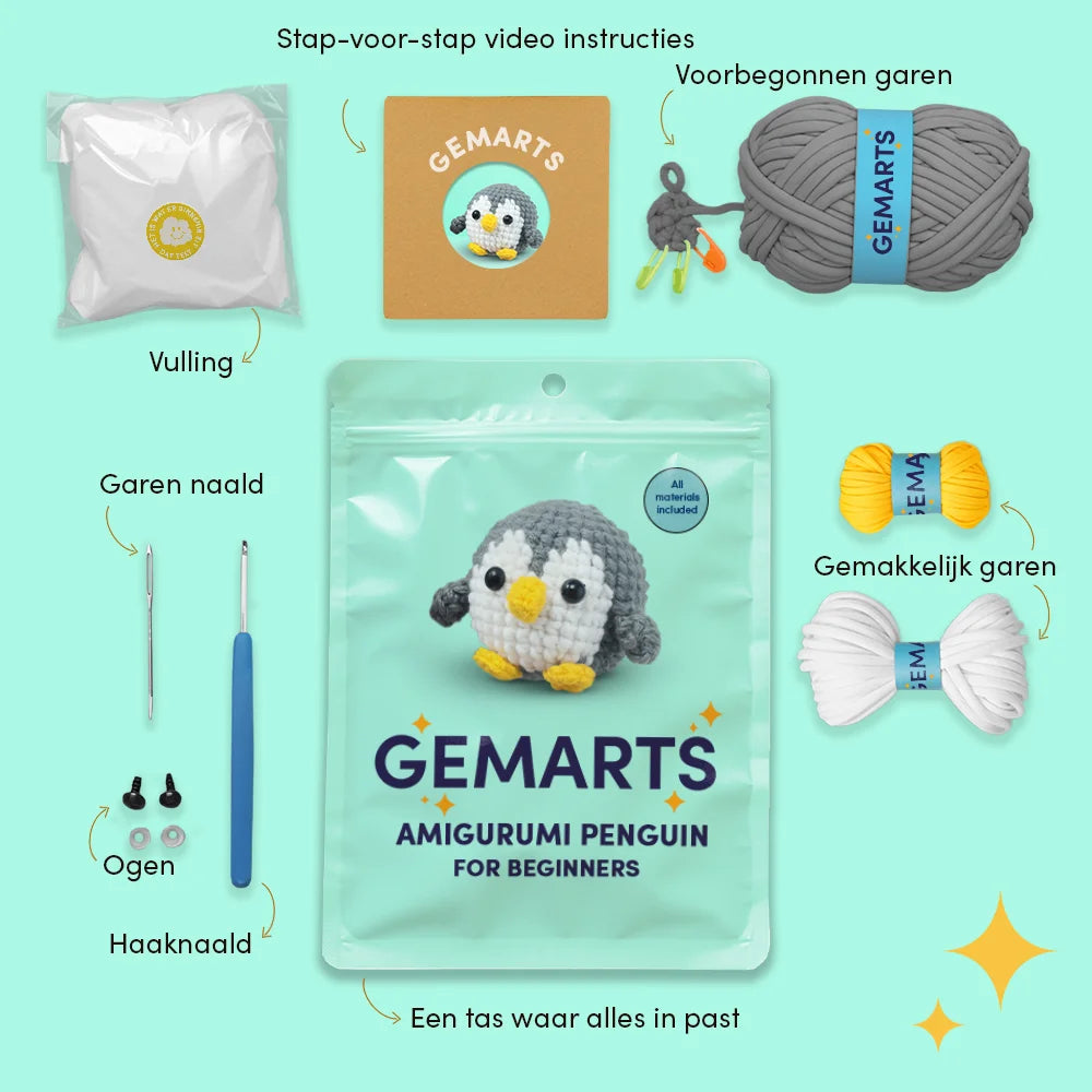 Amigurumi Pinguïn - Gemarts