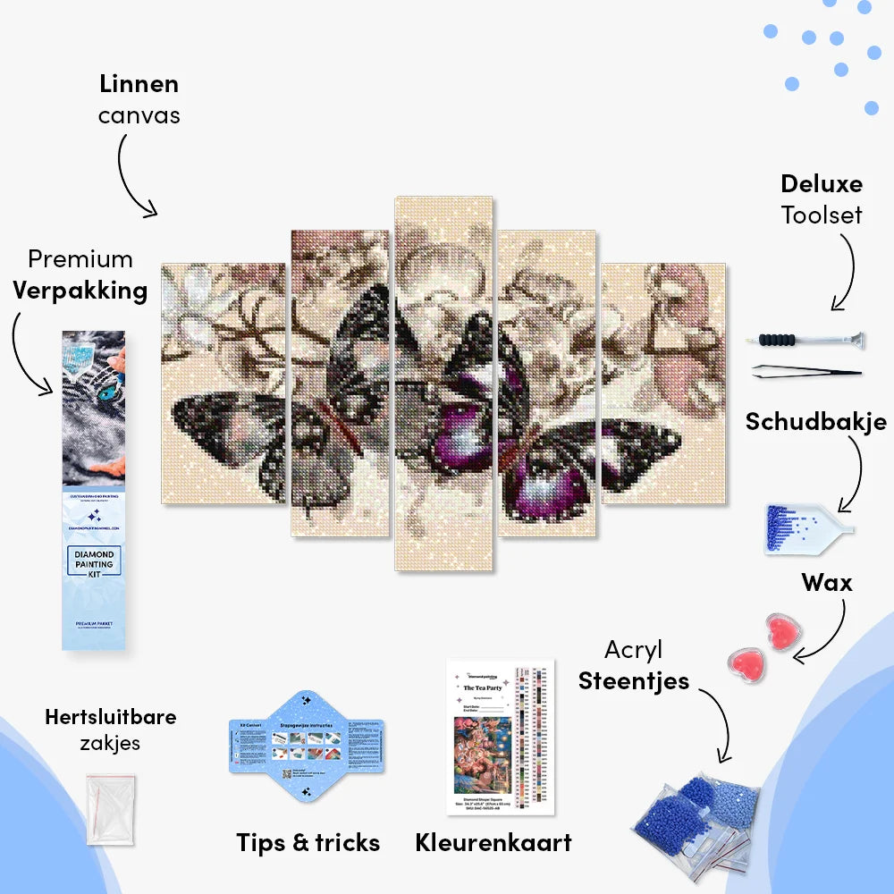 Prachtige Vlinders 5 Luik - SEOS Shop®