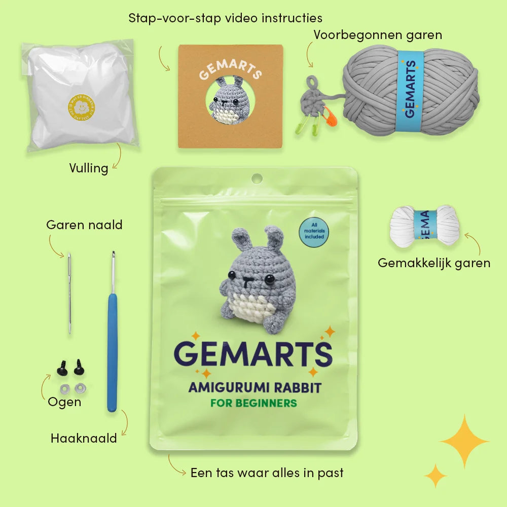Amigurumi Konijn - Gemarts