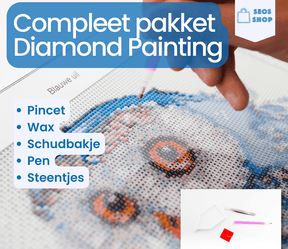 Diamond Painting Safari Olifant  5 Luik