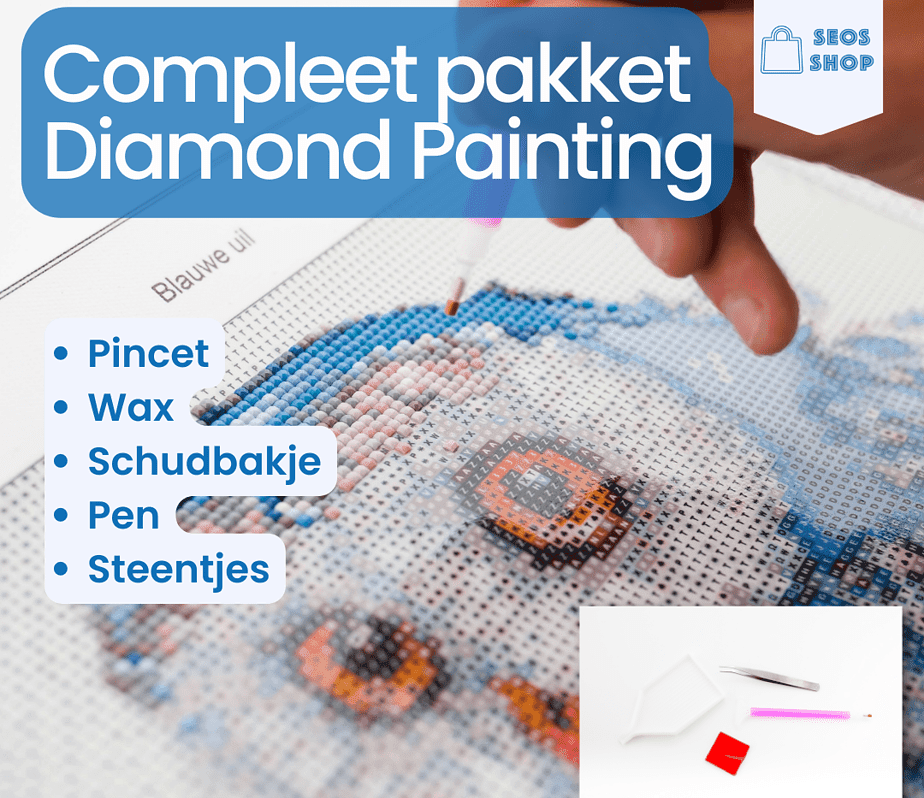 Diamond painting accessoires pakket met twaalf tools – detail 2
