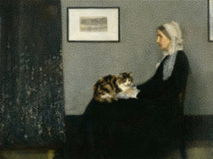 Diamond Painting - Whistlers moeder met kat