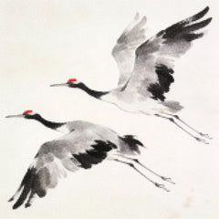 Diamond Painting - Zen Cranes I Warm, Chris Paschke