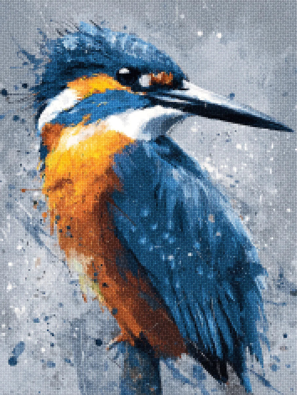 Diamond Painting - Spatkunst IJsvogel