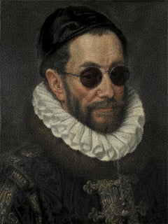 Diamond Painting - Willem I met zonnebril, prins van Oranje - Fela de Wit