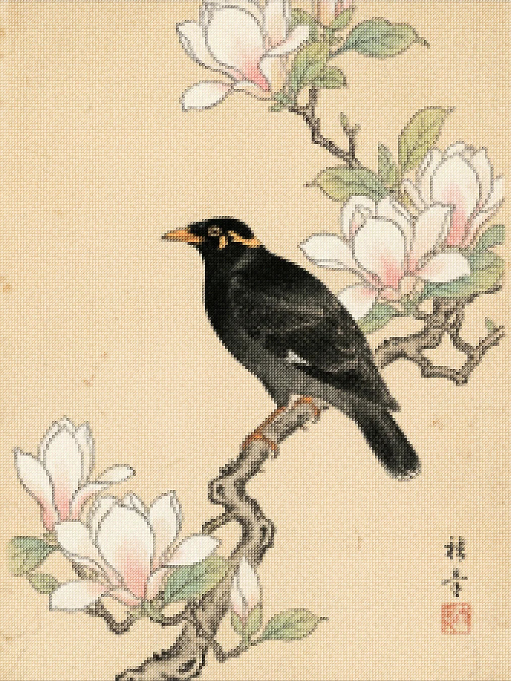 Diamond Painting - Merel bij magnolia