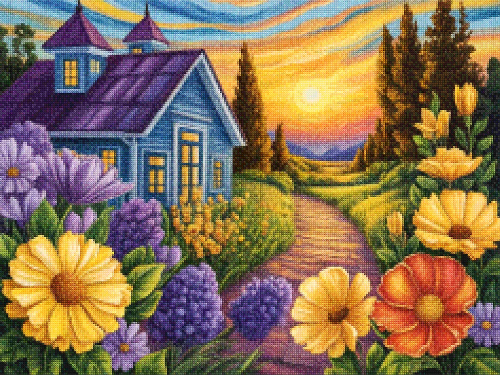 Diamond Painting - Citrien sluier
