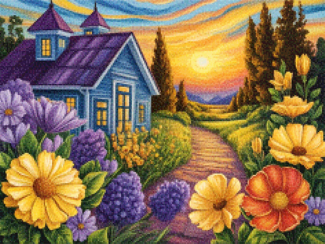 Diamond Painting - Citrien sluier