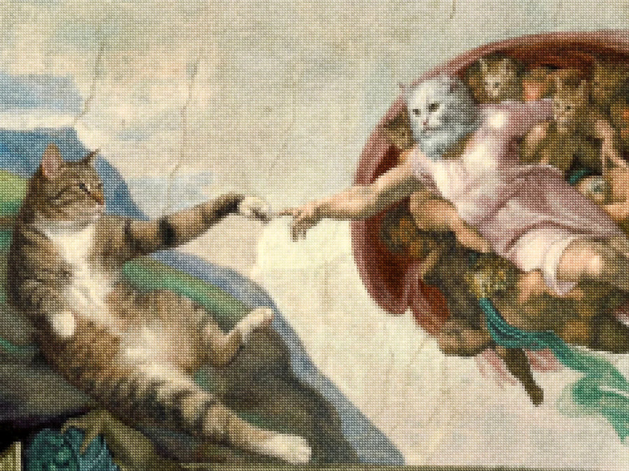 Diamond Painting - De Schepping van Katdam