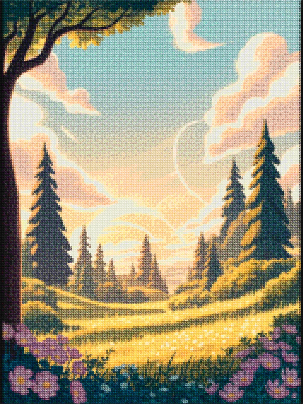 Diamond Painting - Wolkenparadijs