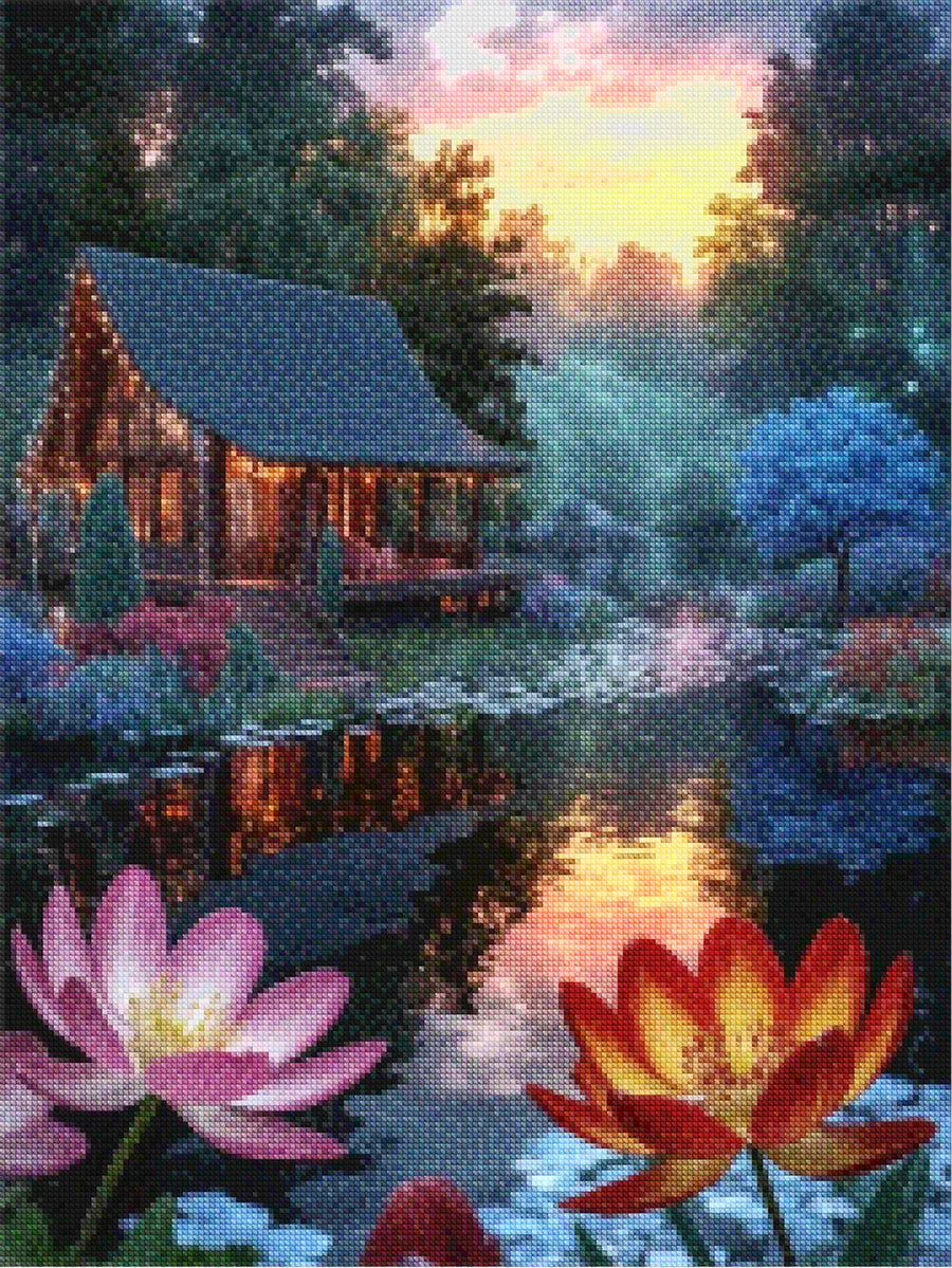Diamond Painting - Zonnewende Bloei