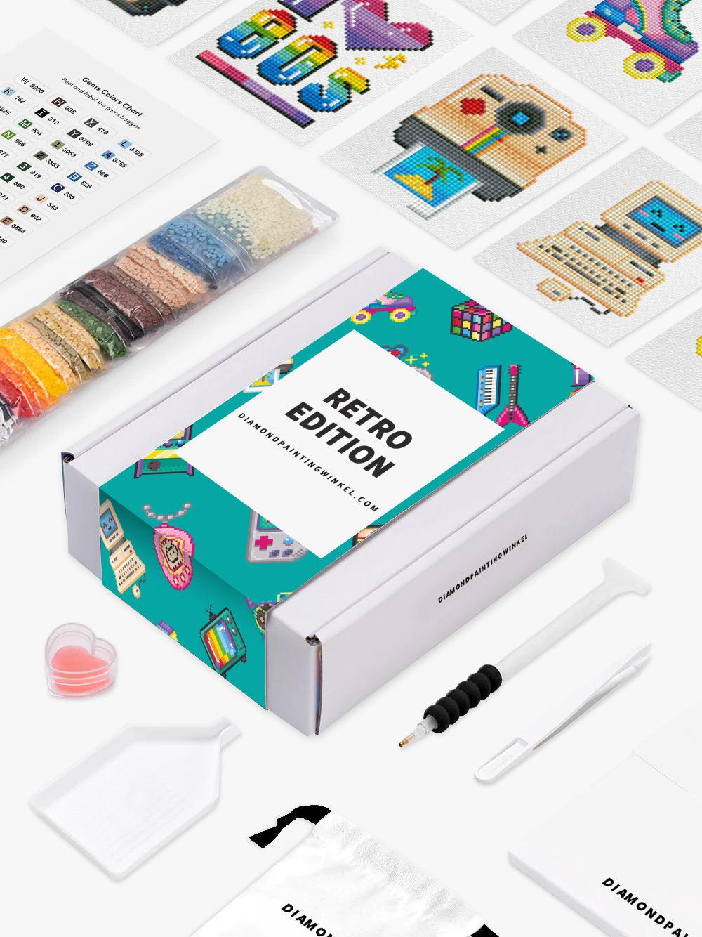 Mini Meesterwerken - Retro editie (Set van 16)