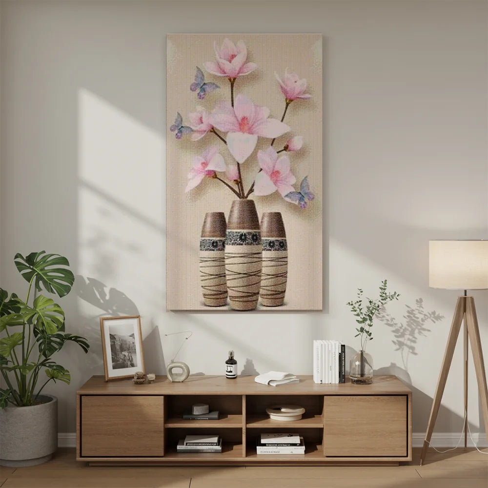 Roze bloemen | Groot Formaat - SEOS Shop ®