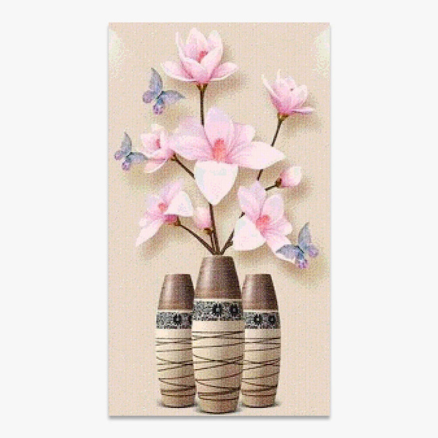 Roze bloemen | Groot Formaat - SEOS Shop ®