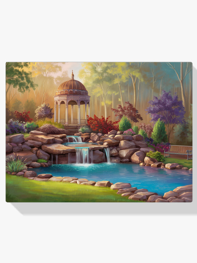 Diamond Painting -  Serene Garden Gazebo