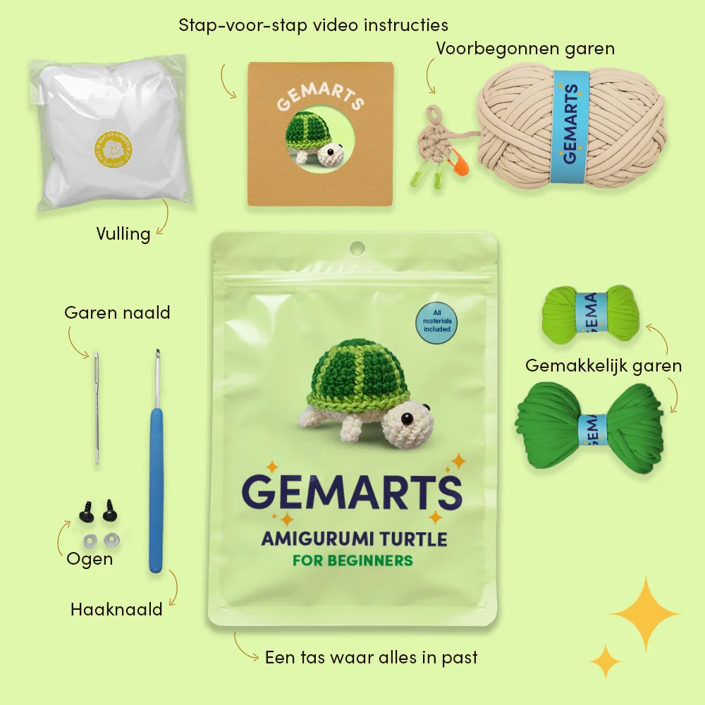 Amigurumi Schildpad - Gemarts
