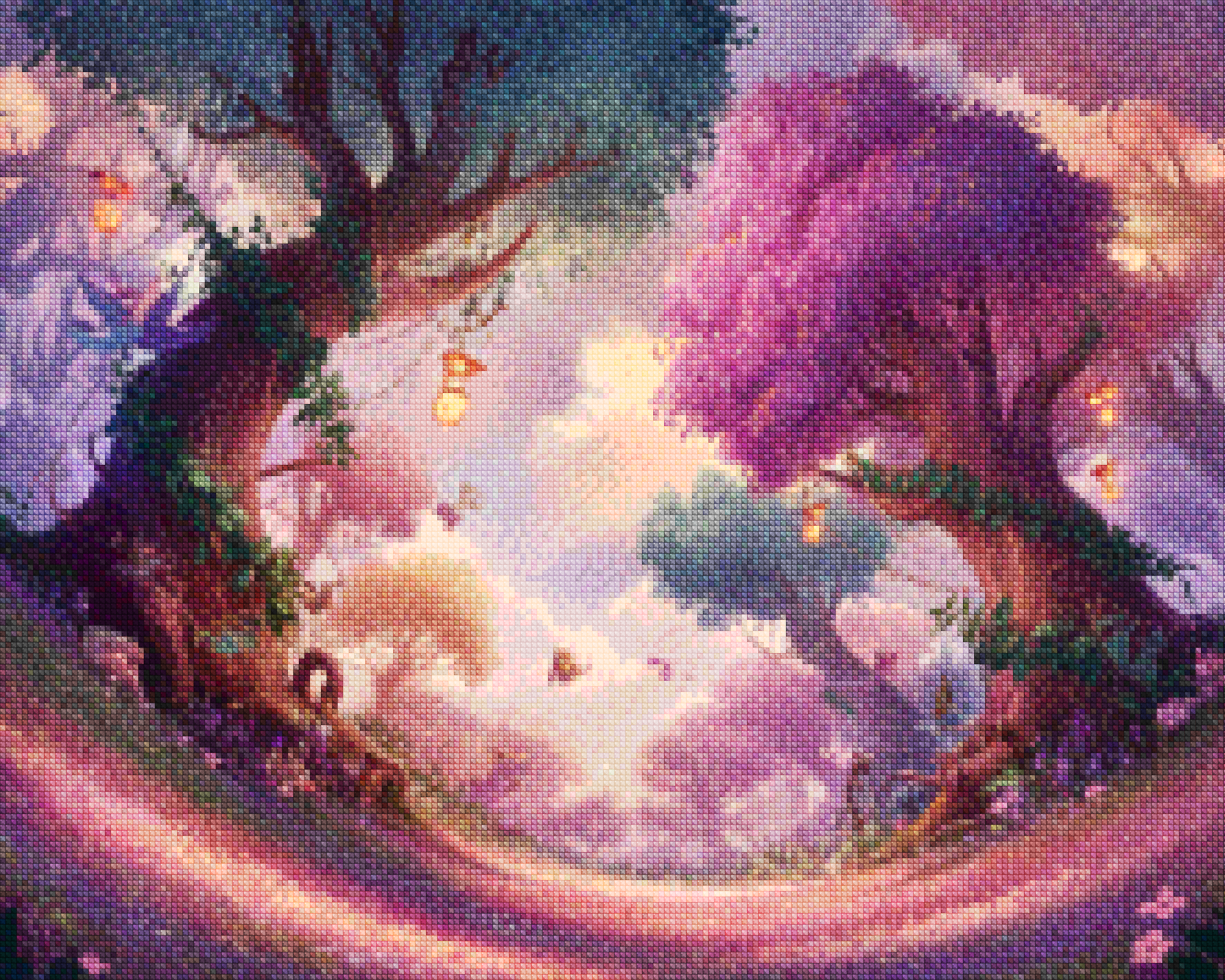 Diamond Painting -  Grillig Twilight Grove