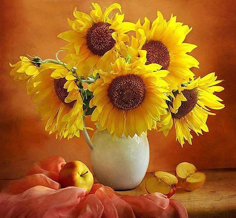 Diamond Painting Zonnebloemen in vaas - SEOS Shop ®