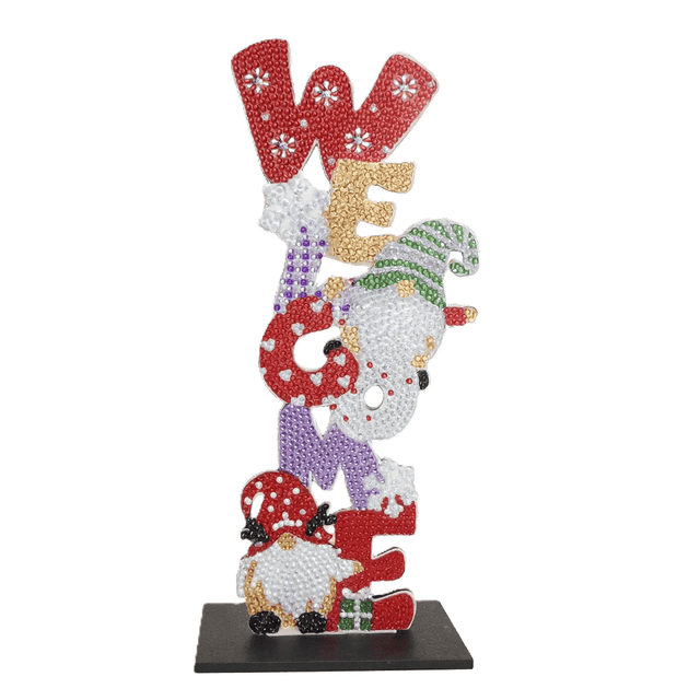diamond painting kerst ornament - welcome – afbeelding 1