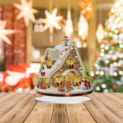 diamond painting ornament - kersthuis – afbeelding 2