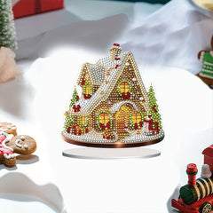 diamond painting ornament - kersthuis – afbeelding 5