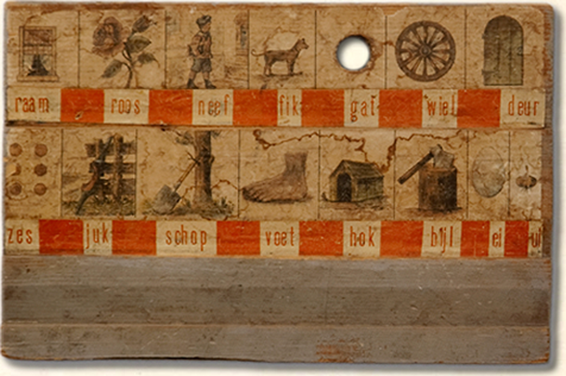 diamond painting leesplankje raam roos neef 1894 gebaseerd op M.B. Hoogeveen uit omstreeks 1894