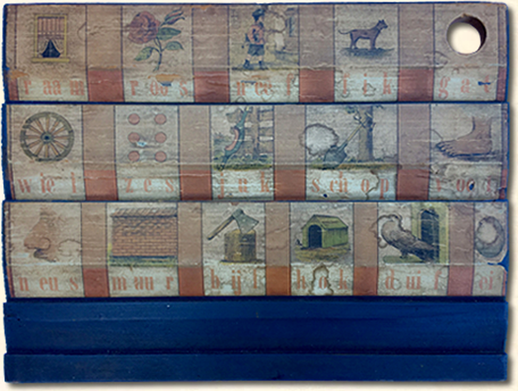 diamond painting leesplankje raam roos neef 1899 gebaseerd op M.B. Hoogeveen uit omstreeks 1899
