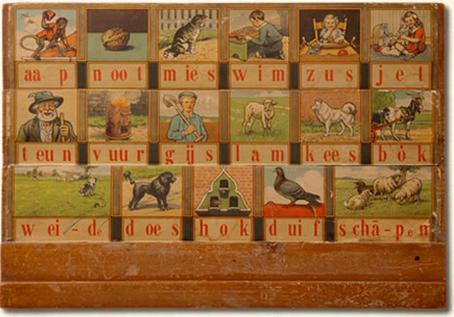 diamond painting aap noot mies – hoogeveen 1931 gebaseerd op M.B. Hoogeveen uit 1931–1932