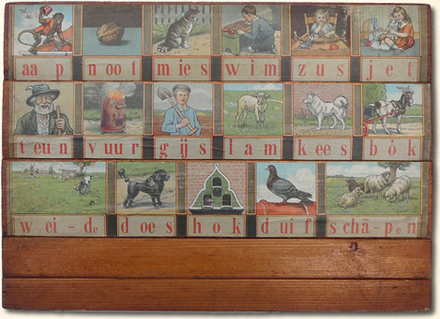 diamond painting aap noot mies – hoogeveen 1933 gebaseerd op M.B. Hoogeveen uit 1933–1939