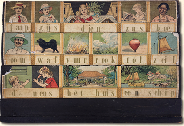diamond painting indisch leesplankje jaap gijs dien 1917 gebaseerd op M.B. Hoogeveen uit 1917–1933