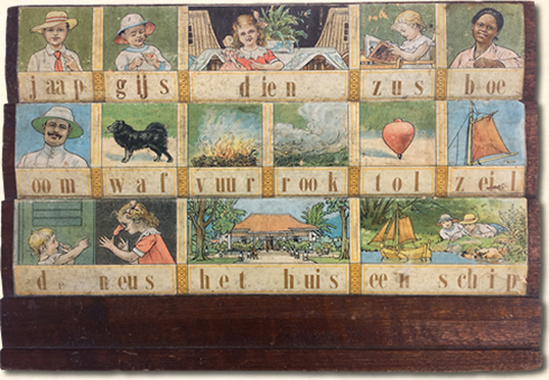diamond painting indisch leesplankje jaap gijs dien 1934 gebaseerd op M.B. Hoogeveen uit 1934–1941
