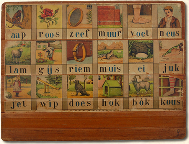 diamond painting leesplankje becker 1905 gebaseerd op F.E. Becker uit omstreeks 1905