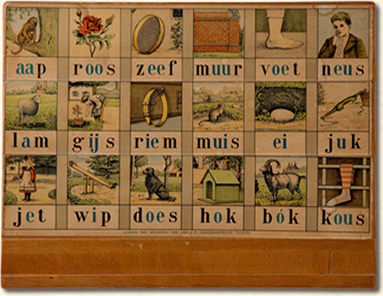 diamond painting leesplankje becker 1934 gebaseerd op F.E. Becker uit omstreeks 1934