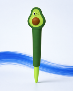 Cartoon diamond painting pen met avocado ontwerp