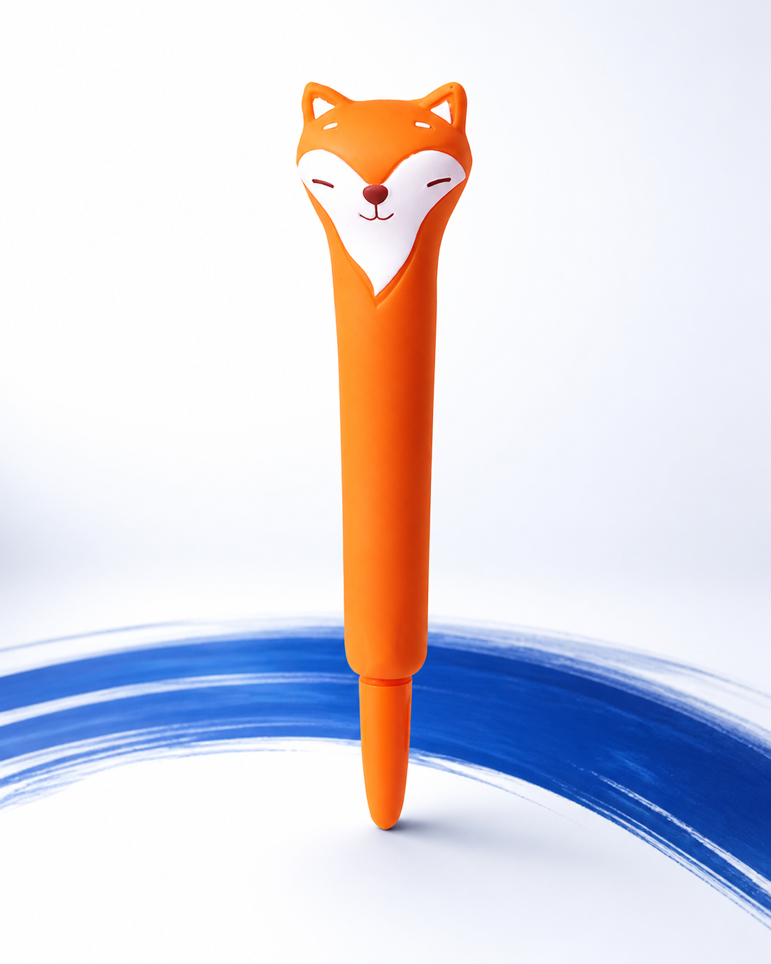 Cartoon diamond painting pen met vos ontwerp